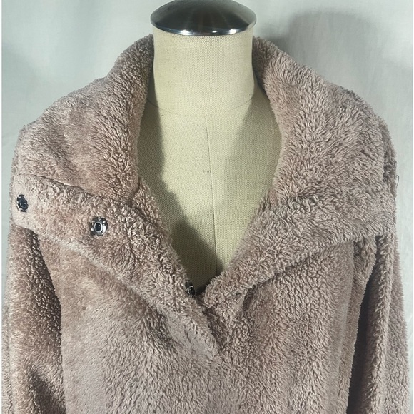 Billabong Warm Times Sherpa Pullover Size Large - Picture 4 of 9